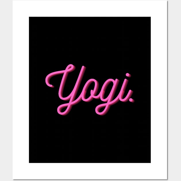 Yogi Wall Art by Patterns-Hub